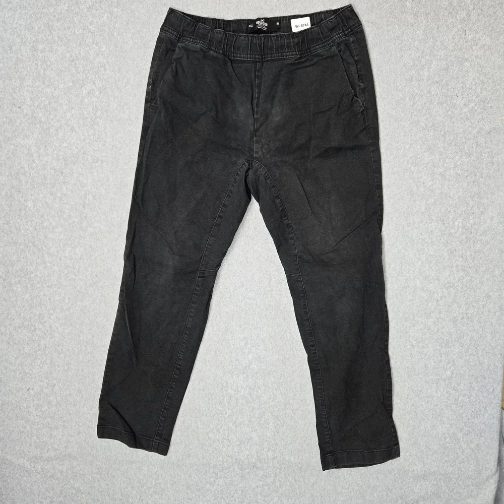 Hollister Men Pants M Black Jogger Vintage Straight Hollister Epic Flex 26